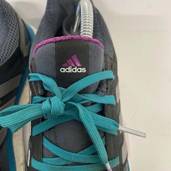 Adidas Shoes Women Size 10.5 Energy Boost Gray Athletic Running Sneakers 4112 - Picture 8 of 16